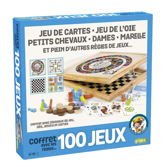 Smir - Coffret 100 Jeux Junior En Bois