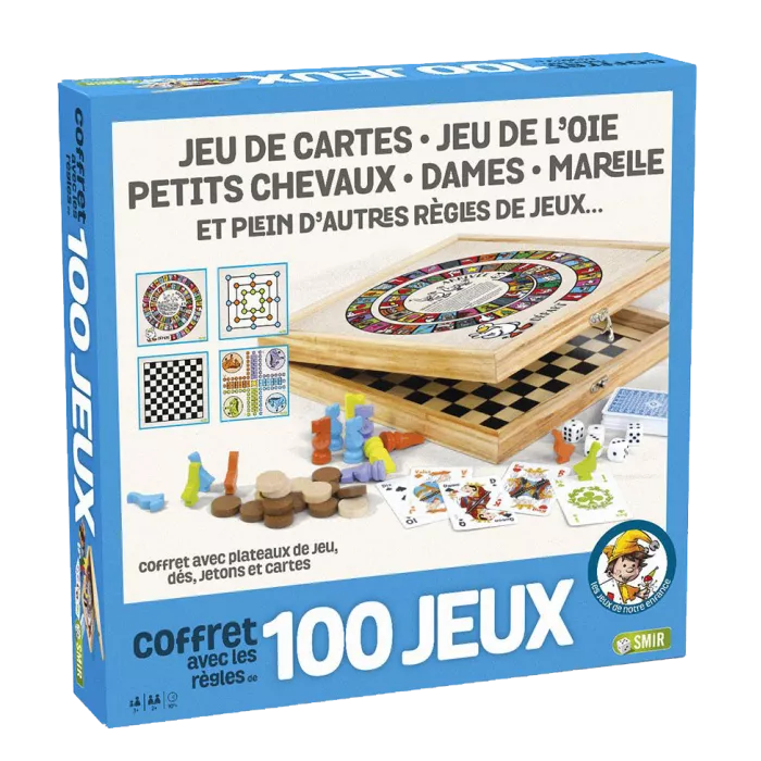 Smir - Coffret 100 Jeux Junior En Bois