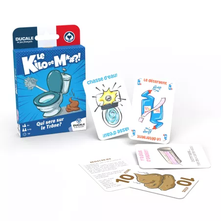 Jeu De Cartes Kilo De Merde Junior - Version Famille 3-10 Joueurs Dès 6 Ans