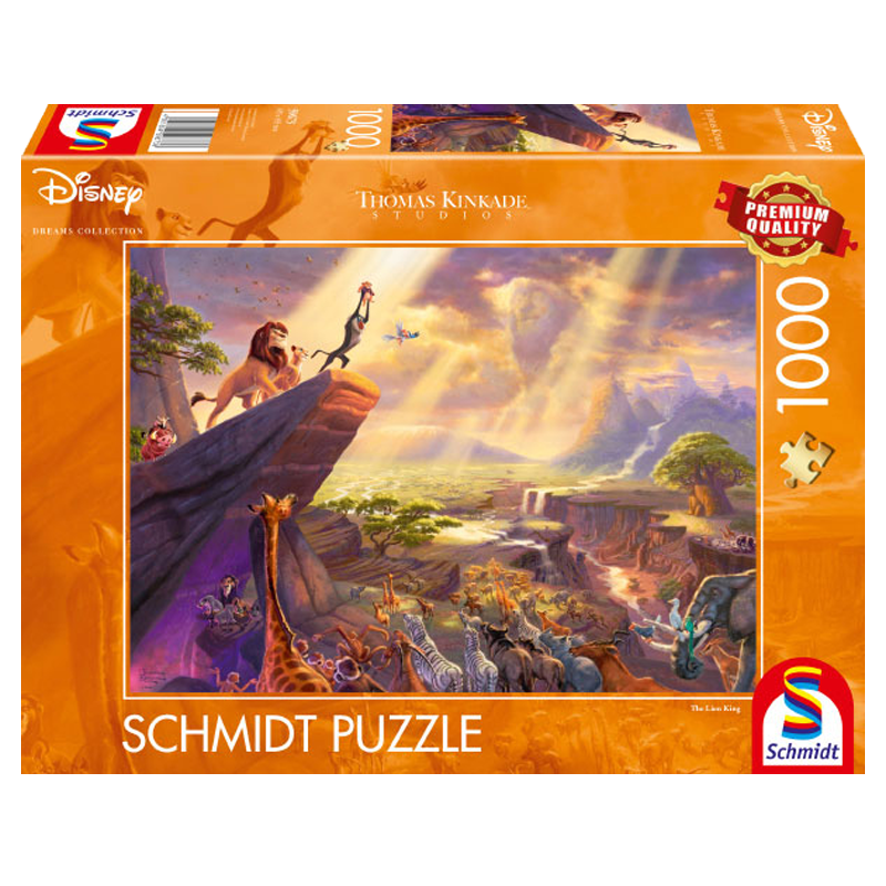 Le Roi Lion - 60 pièces - MB Puzzle - 5 ans et plus – puzzlesetcie