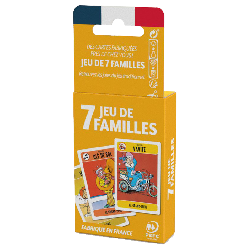 JEU DE 7 FAMILLES - ECO FORMAT