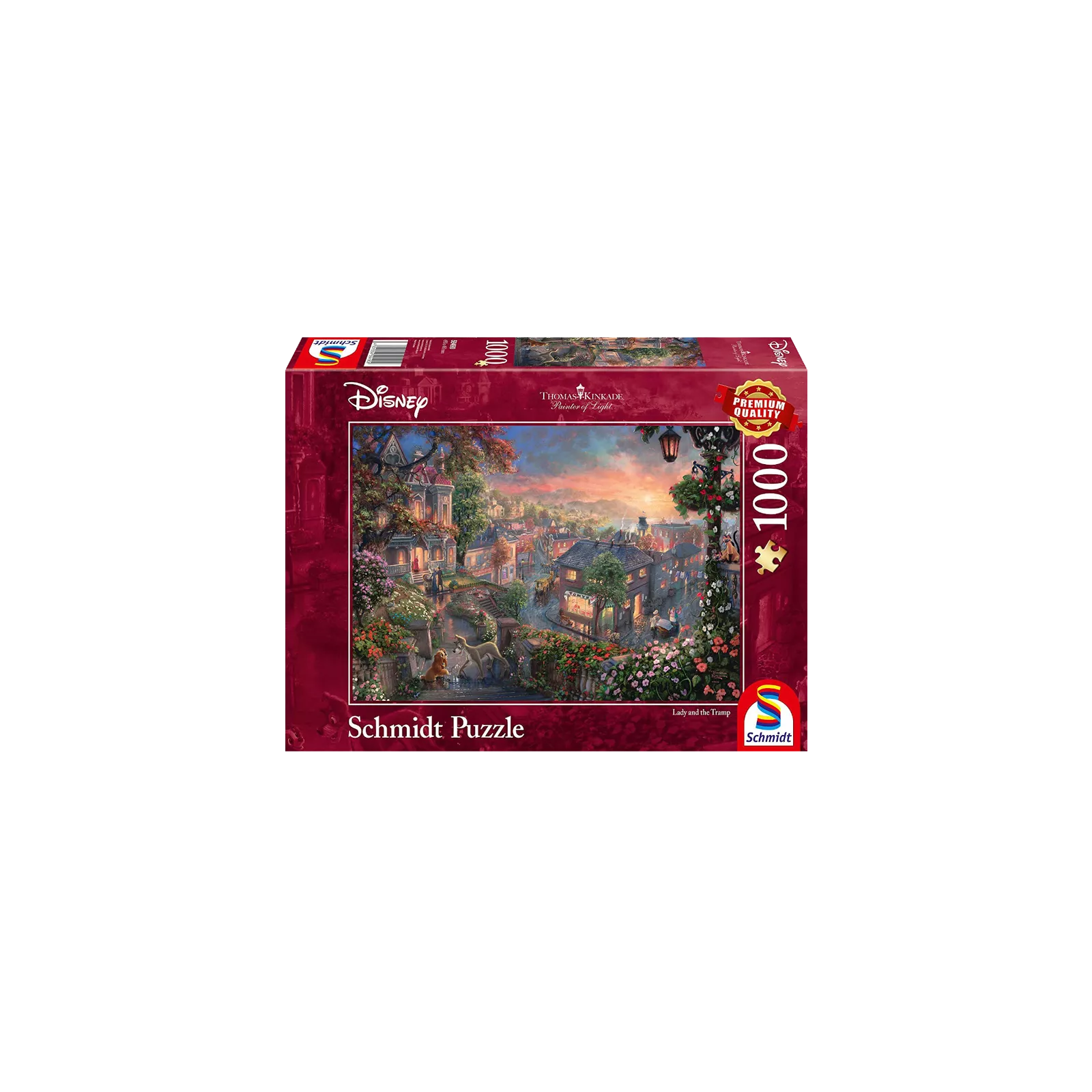 Puzzle Disney 1000 Pcs - La Belle Et Le Clochard [59490]