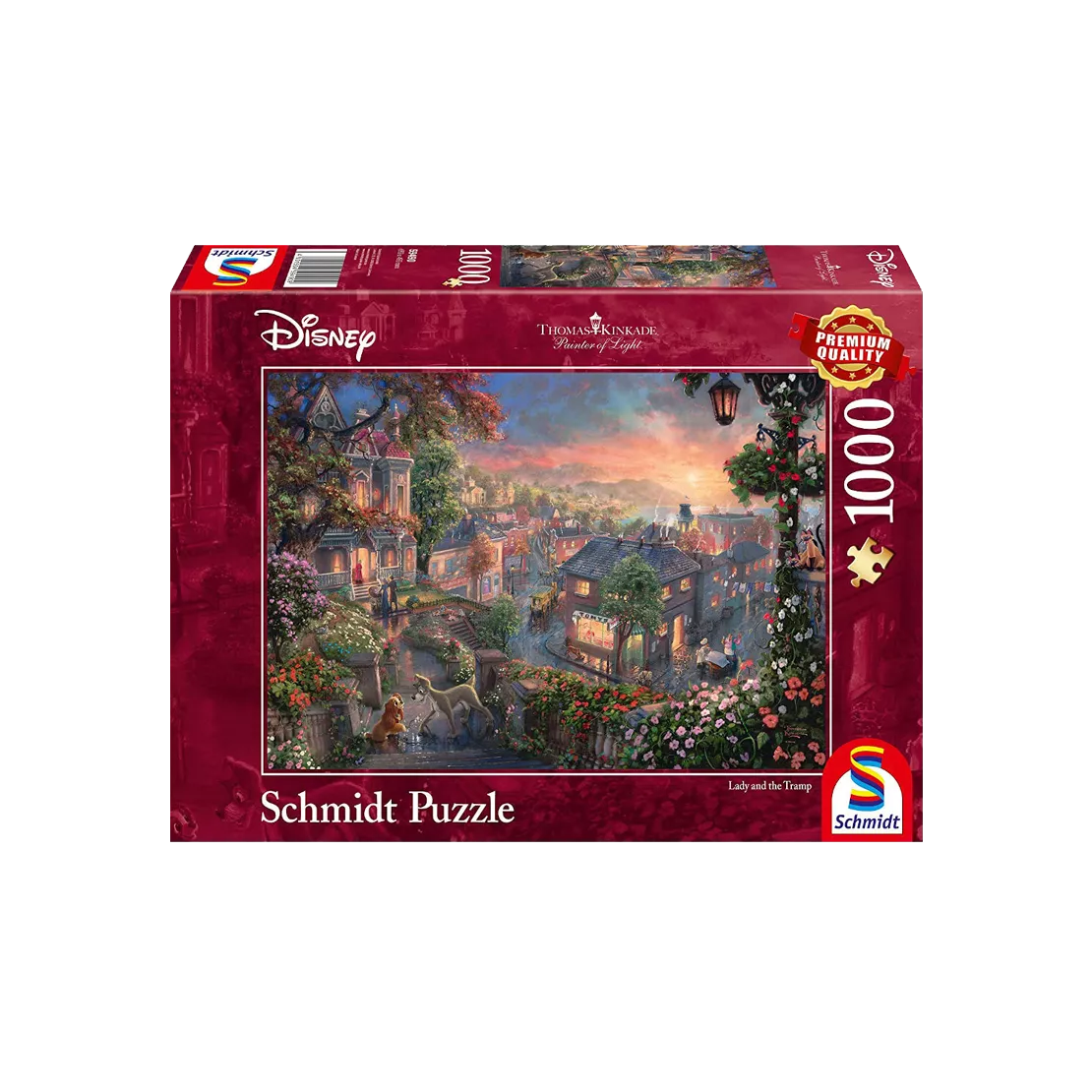 Puzzle Disney 1000 Pcs - La Belle Et Le Clochard [59490]