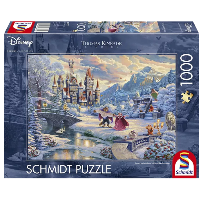 Puzzle Disney 1000 Pcs - La Belle Et La Bête : Enchantement Hivernal [59671]