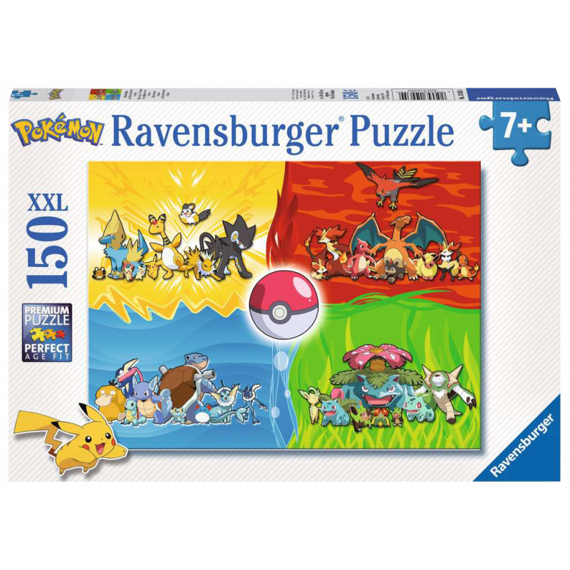 PUZZLE POKÉMON XXL - LES DIFFÉRENTS TYPES