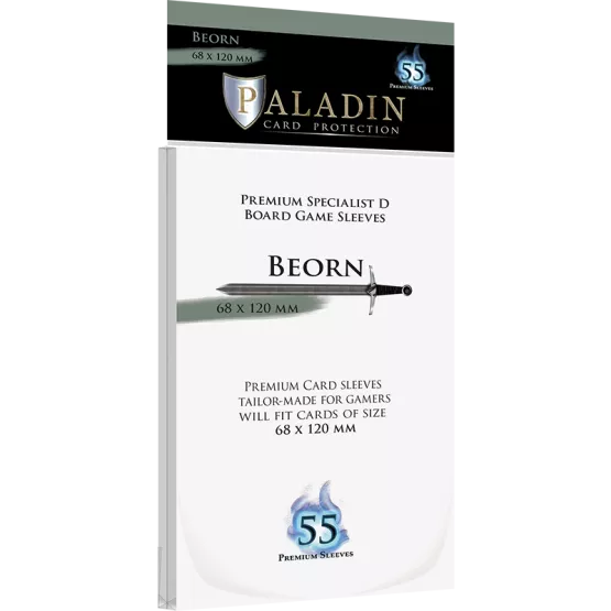 (Lot De 10) Sleeves Paladin - Beorn - 68X120Mm