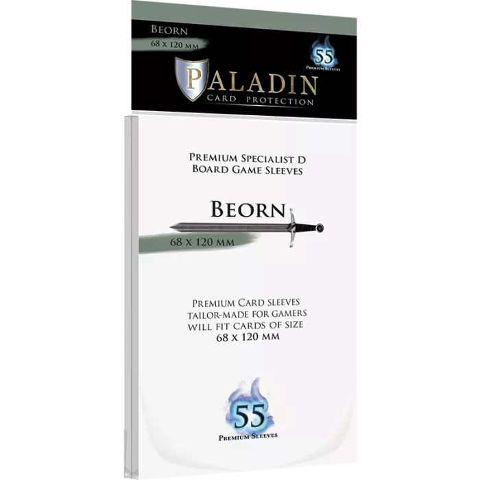 (Lot De 10) Sleeves Paladin - Beorn - 68X120Mm