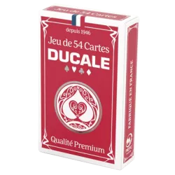 DUCALE BOITE PLASTIQUE - JEU DE CARTES - SOUS DISPLAY - FRANCE CARTES  130011522