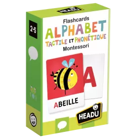 Flashcards Alphabet Tactile Et Phonétique Montessori