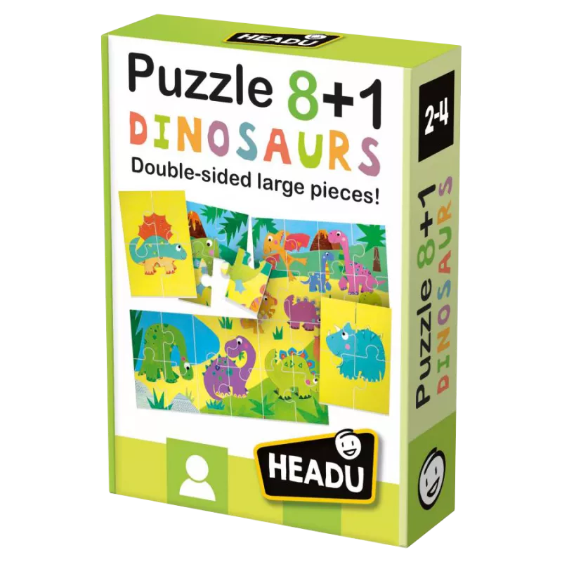 PUZZLE 8+1 DINOSAURS