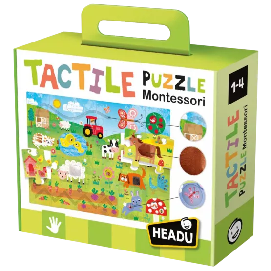 Tactile Puzzle Farm Montessori