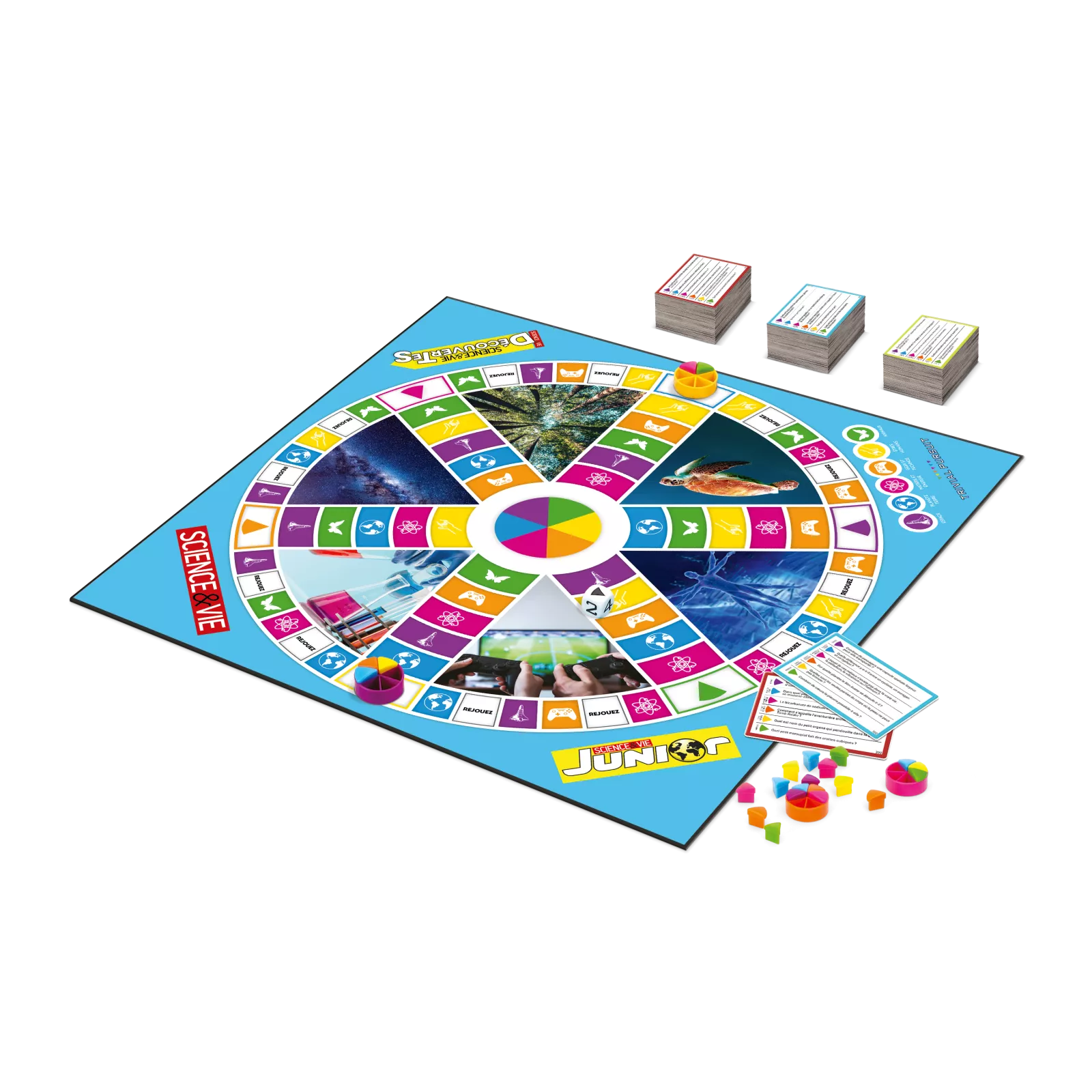 Recharge pour Trivial Pursuit 600 Questions Culture generale - Quiz Party ado, Adulte - Jeu Societe Soiree, Ambiance, Fete avec 1 Carte Tigre
