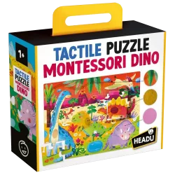 TACTILE PUZZLE MONTESSORI DINO