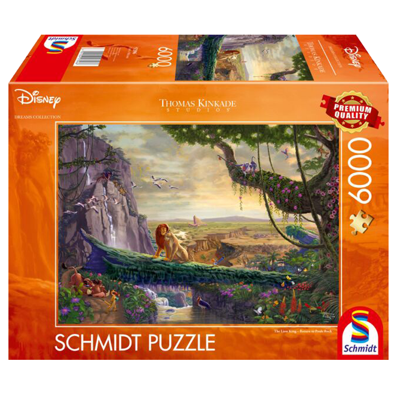 PUZZLE DISNEY - LE ROI LION, RETOUR AU ROCHER DES LIONS