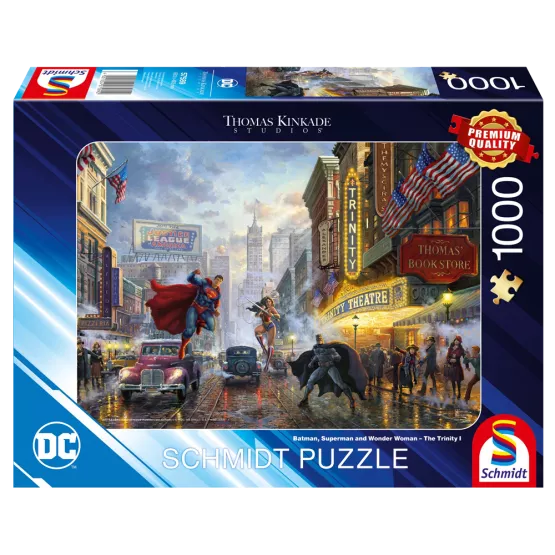 Puzzle Dc Comics - Batman, Superman & Wonder Woman