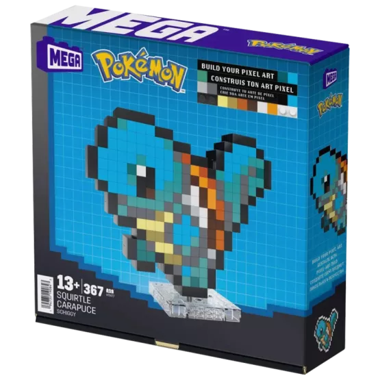Pixel Art 3D Pokemon Carapuce