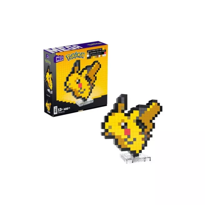 Pixel Art 3D Pokemon Pikachu