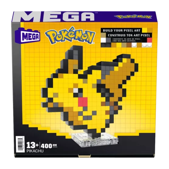 Pixel Art 3D Pokemon Pikachu Pixel Art 3D Pokemon Pikachu