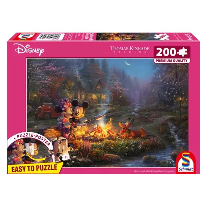 Puzzle Disney 200Pcs - Mickey & Minie Sweetheart Campfire [56558]