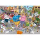 Wasgij Original 46 - 1000 Pcs - Frénésie D’achat Dans L’allée Centrale !