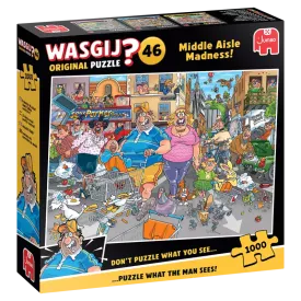 Wasgij Original 46 - 1000 Pcs - Frénésie D’achat Dans L’allée Centrale !