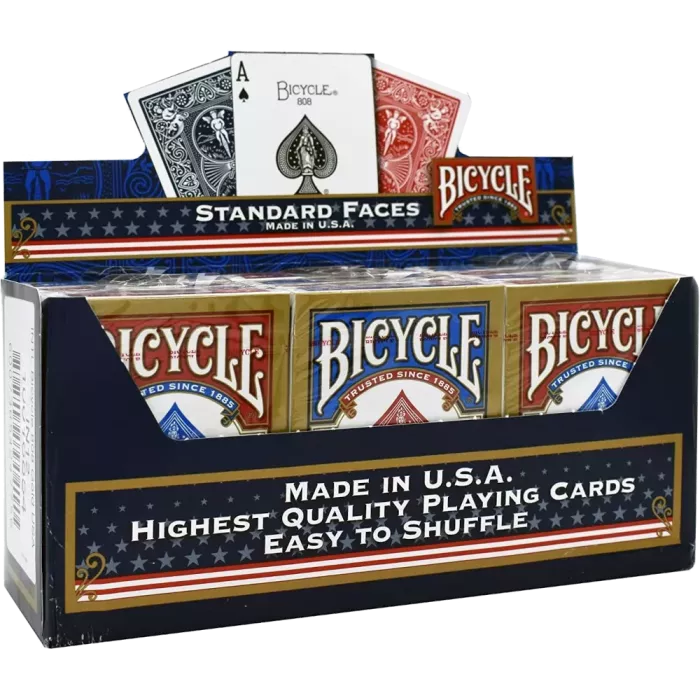 Bicycle Rider Back - Standard Index (Display De 12 : 6R, 6B)