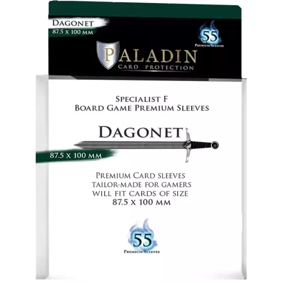(Lot De 10) Sleeves Paladin - Dagonet - 87,5X100Mm