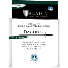 (Lot De 10) Sleeves Paladin - Dagonet - 87,5X100Mm
