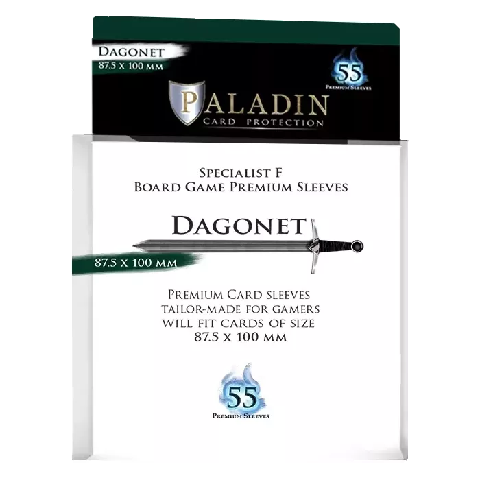 (Lot De 10) Sleeves Paladin - Dagonet - 87,5X100Mm