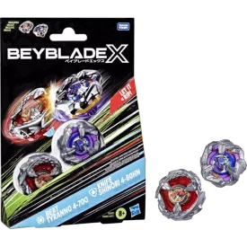 Beyblade X -  Dual Starter Pack - Beat Tyranno Vs Knife Shinobi
