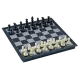 3 Jeux Magnétique : Échecs, Dames Et Backgammon