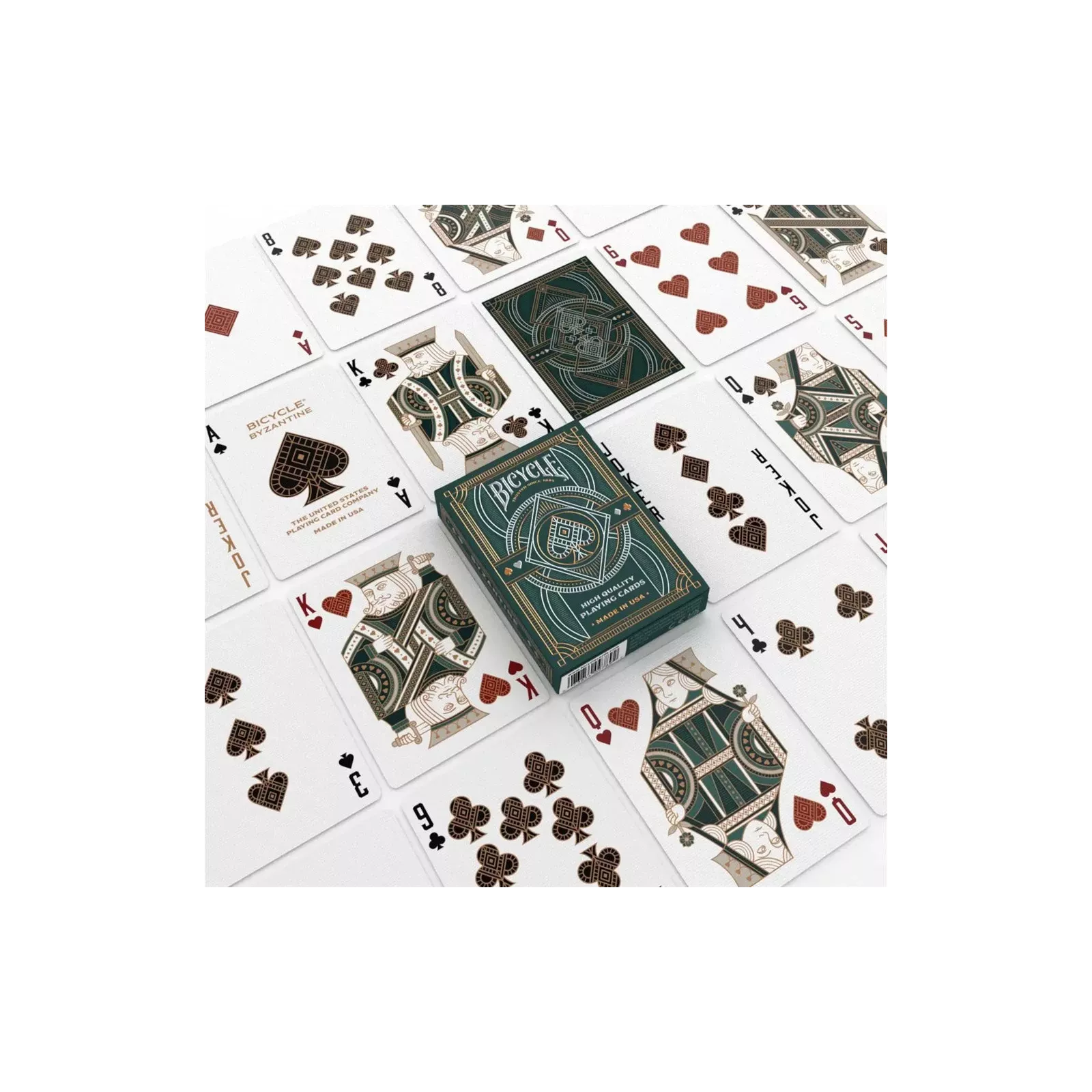 Bicycle Jeu Divine – Cartes Personnalisées – Nombre D’or – Format Poker – Air Cushion Finish
