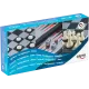 3 Jeux Magnétiques : Échecs, Dames Et Backgammon