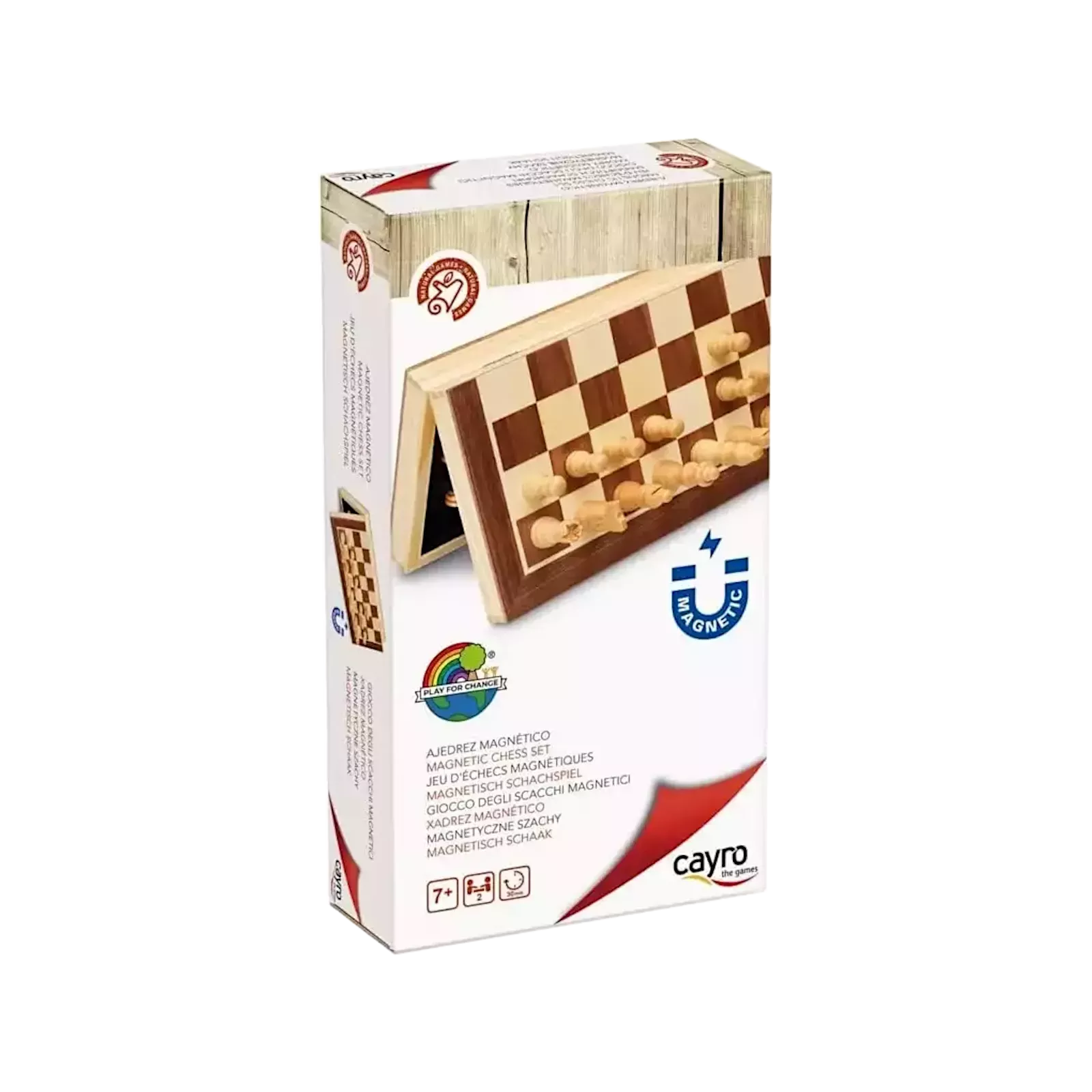 Jeu D’échecs De Voyage Rond Fait Main En Bois Marqueterie – Avec Pions Pics, Inde