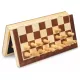 Échecs Magnétiques En Bois Marqueterie 30X30 Cm