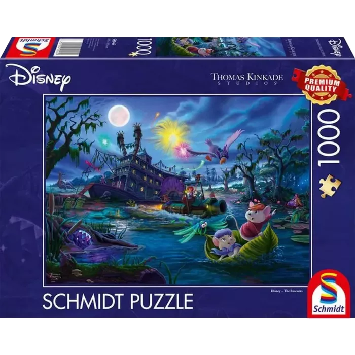 Puzzle Disney 1000 Pcs - Les Aventures De Bernard Et Bianca [58046]