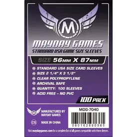 (Lot De 10) Sleeves Mayday - 56X87Mm Usa Standard