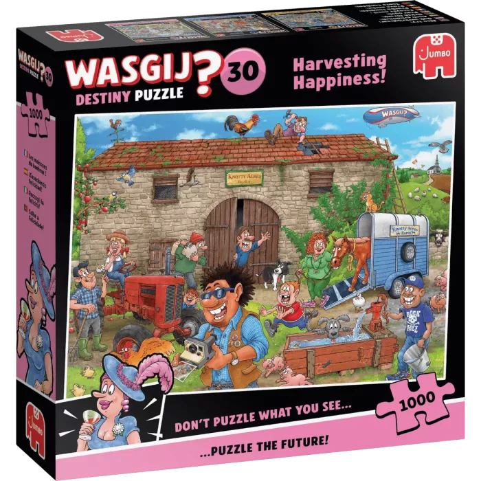 Wasgij Destiny 30 - 1000 Pcs - Les Moissons Du Bonheur