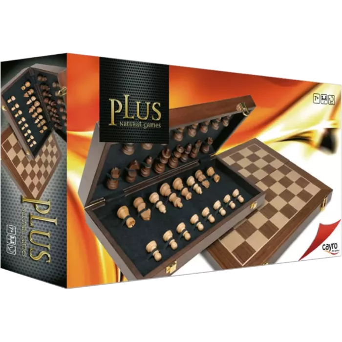 Échecs Luxe En Bois Marqueterie 41X41 Cm