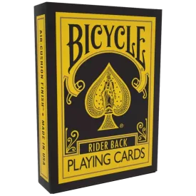 Bicycle - Reverse Jaune Et Noir (À L'unité)