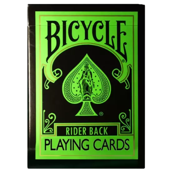 Bicycle - Reverse Vert Et Noir (À L'unité)