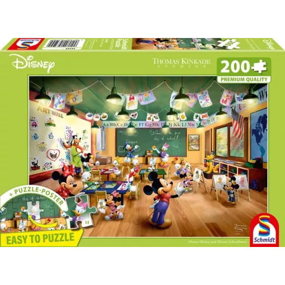 Puzzle Disney 200Pcs - Mickey Et Minnie À L’école [56599]