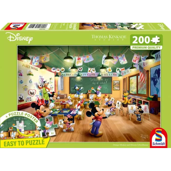 Puzzle Disney 200Pcs - Mickey Et Minnie À L’école [56599]