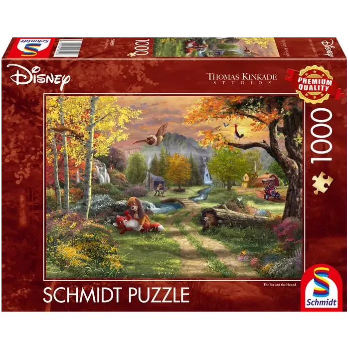 Puzzle Disney 1000Pcs - Rox Et Rouky [58050]