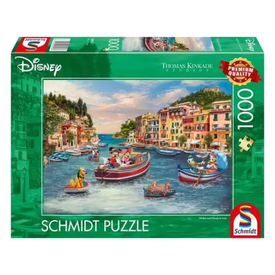 Puzzle Disney 1000Pcs - Mickey Et Minnie En Italie [58053]