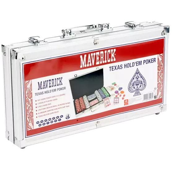 Poker - Mallette Maverick, 300 Jetons 11,5 G Et 2 Jeux 54C