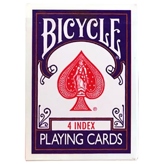 Bicycle "4 Index" Bleu (À  L'unité)