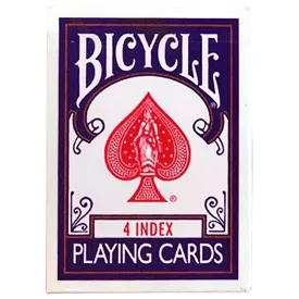 Bicycle "4 Index" Bleu (À  L'unité)