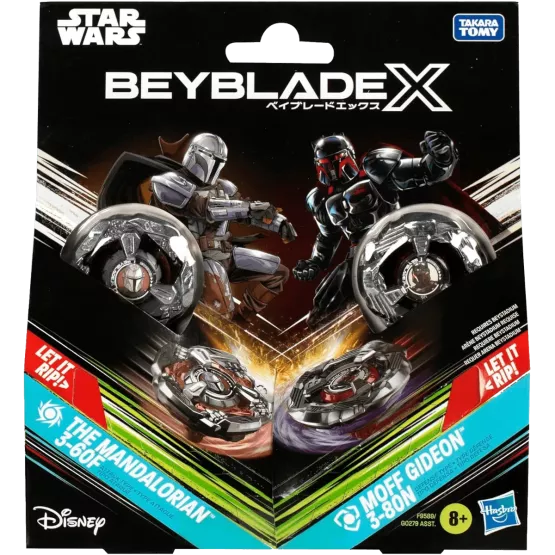 Beyblade X - Multipack Star Wars - Mandalorian Vs Moff Gideon