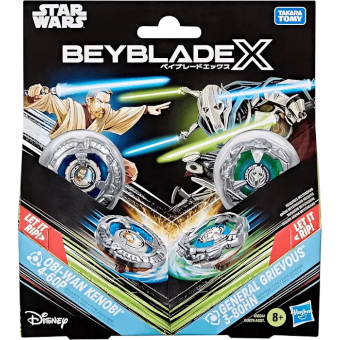 Beyblade X - Multipack Star Wars - Obi-Wan Kenobi Vs General Grievous